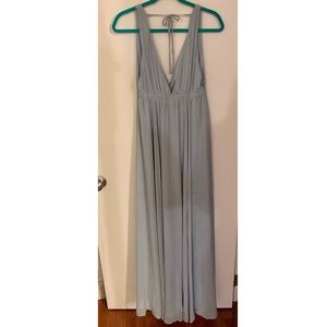 Show Me Your MuMu Ava Maxi Dress - Steel Blue